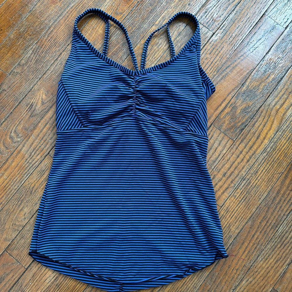 Prana Striped Yoga Top